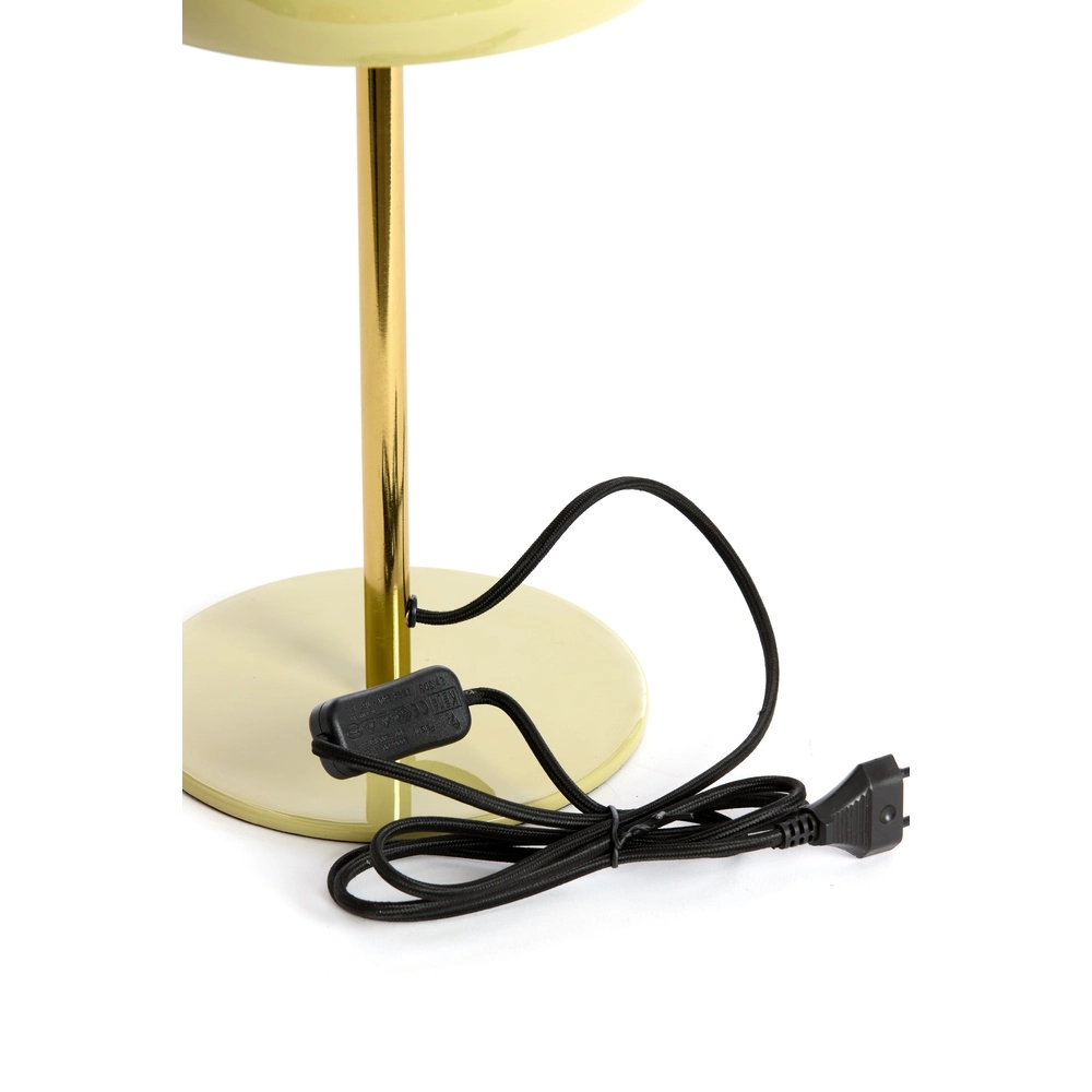 Tafellamp Surin Ø 23cm - glans licht groen met goud Light & Living 8717807743468