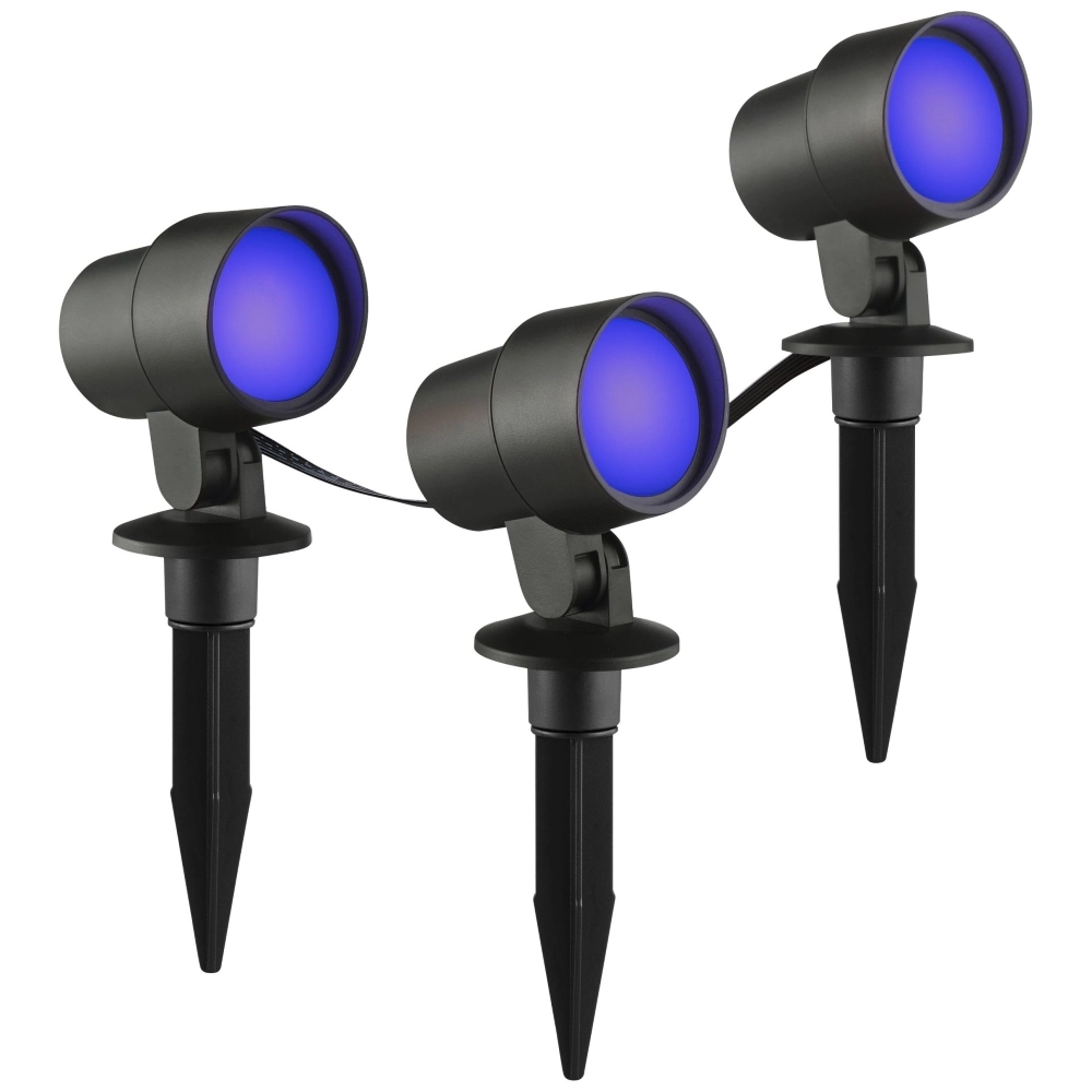 Smart prikspot set Kamara RGB - 3 stuks - met 3 meter snoer en stekker