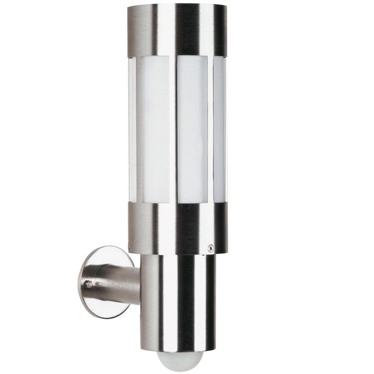 Rvs buitenlamp met sensor Rod 38cm