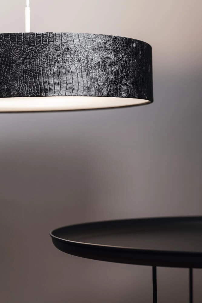 Hanglamp Croco met velvet kap Ø 65cm Lyora 5903139894890