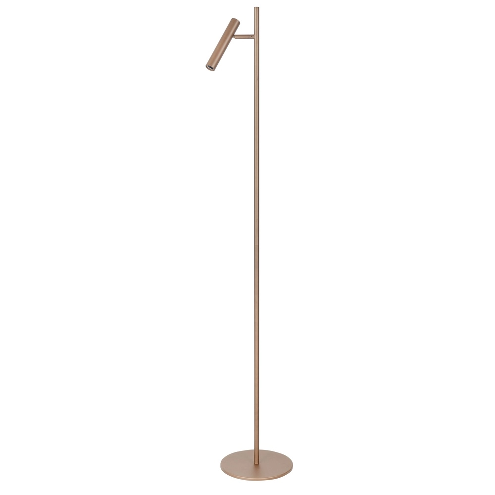 Design vloerlamp Piero koper brons