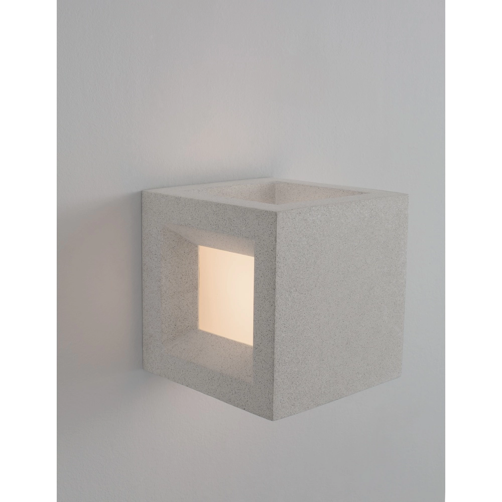 Vierkante wandlamp Castro wit Lyora 5212017426932