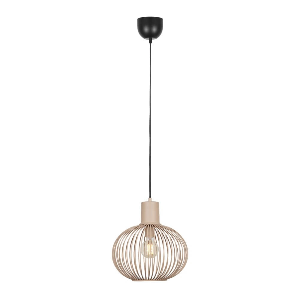 Draad hanglamp Gila Ø 33cm - zand Trio 4017807617542