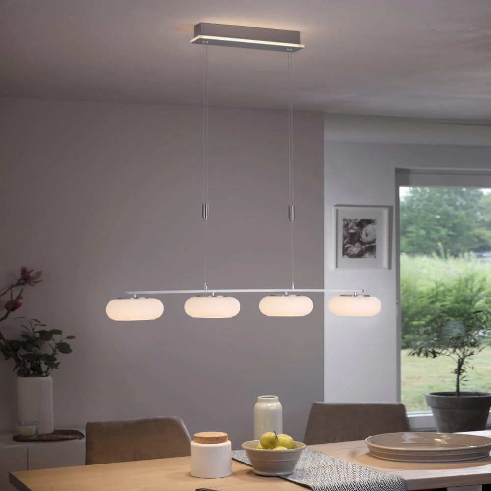 4-lichts hanglamp Q-Etienne metaal recht Paul Neuhaus 4012248350461