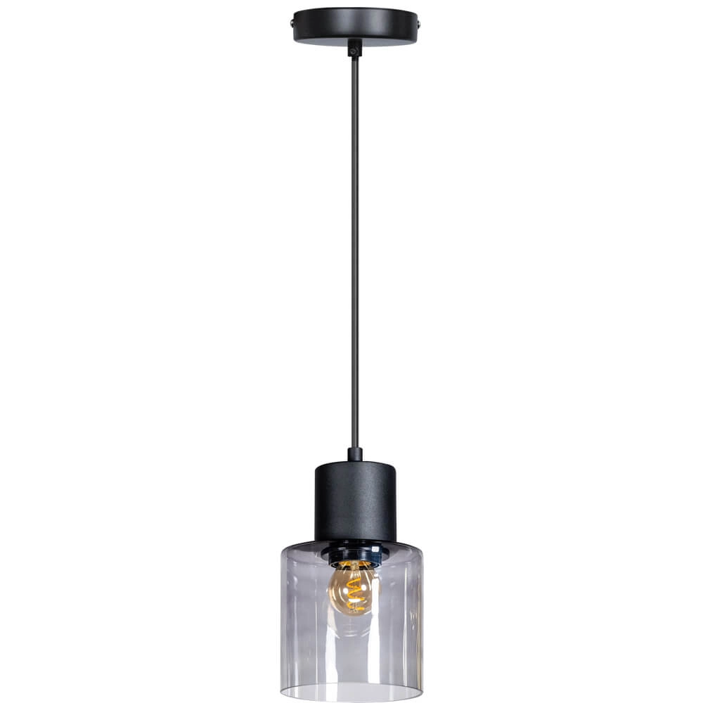 Glazen hanglamp Sledge Glass smoke glas