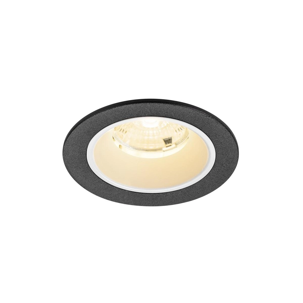 Inbouwspot Numinos S zwart/wit 3000K - 55gr