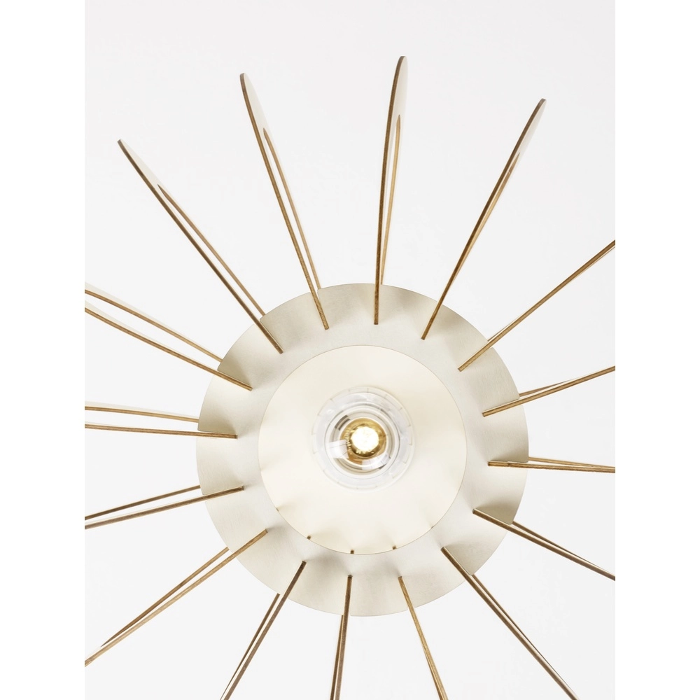 Houten hanglamp Ottoline licht Ø 40cm Lyora 5212017436191