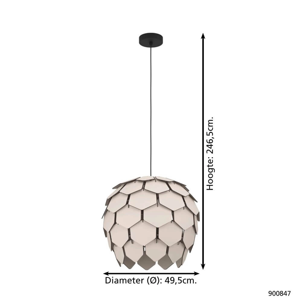 Design hanglamp Mattanza Ø 49,5cm Eglo 9008606274147