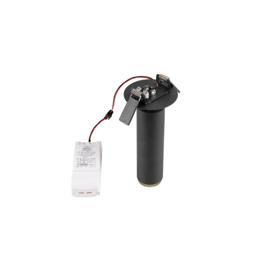 Inbouwspot Grip! M zwart met goud 3000K SLV 4024163304498
