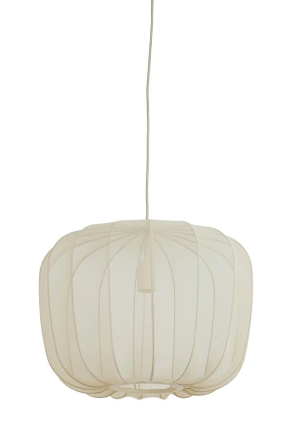 Japandi hanglamp Plumeria crème Ø 50cm Light & Living 8717807651411