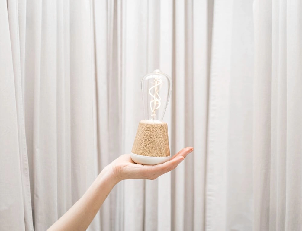 Rechargeable table lamp One Oak Humble 7446023297202