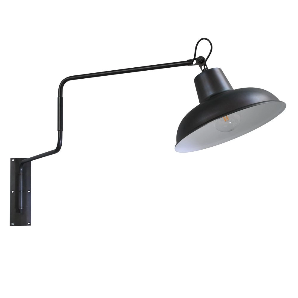 Wand leeslicht Industria Gunmetal Masterlight 8718121235752
