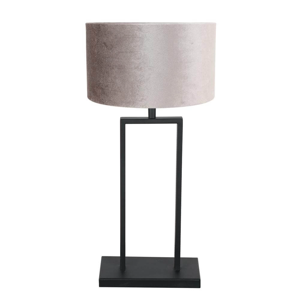 Tafellamp 55cm Stang met zilvere kap Steinhauer 8712746173956