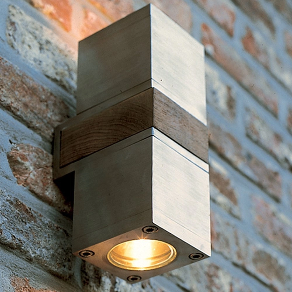 Muurspot Q-Bic Teak Landelijk Royal Botania