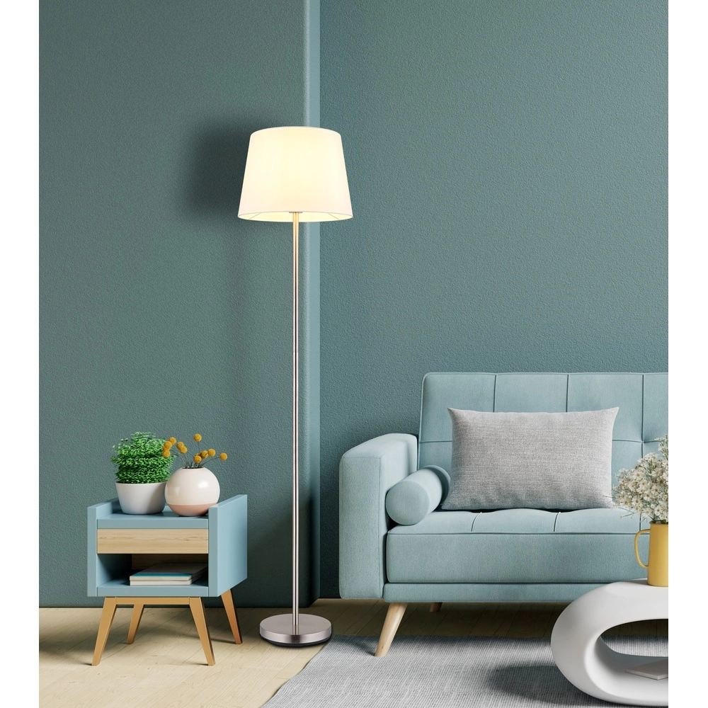 Vloerlamp Joris nikkel Globo 9007371513819