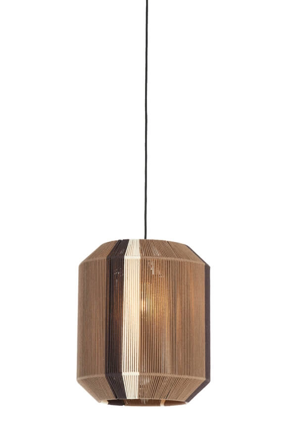 Hanglamp Kozana bruin Ø 36cm