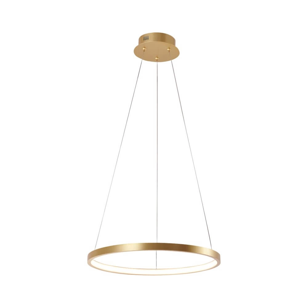 Ronde hanglamp Circle goud Ø 39cm