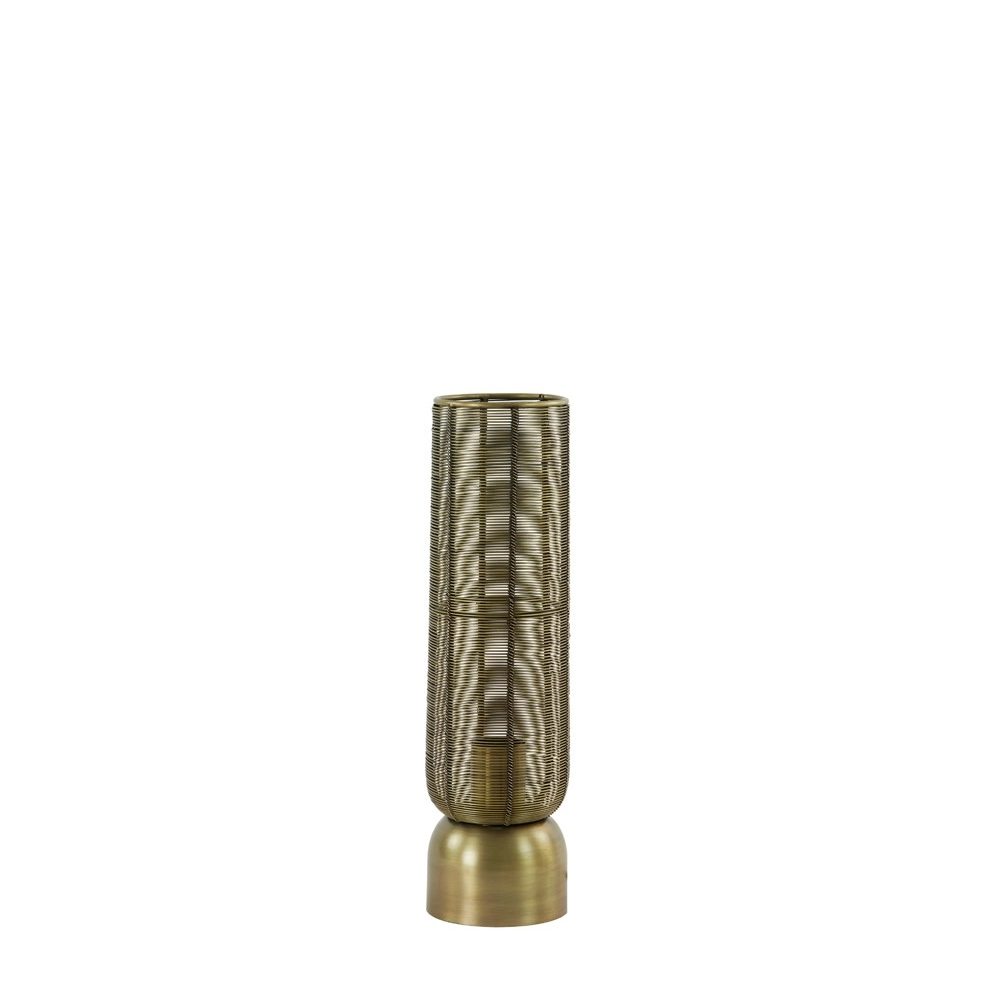 Tafellamp Lezuza Ø 11cm brons Light & Living 8717807659882