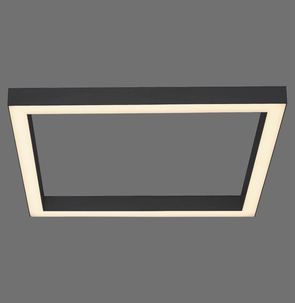 Vierkante plafondlamp Pure Lines Square antraciet Paul Neuhaus 4012248357927