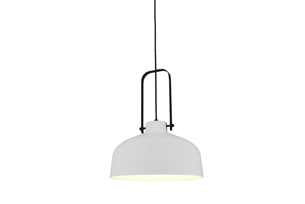 Witte hanglamp Mendoza Ø 37,5cm
