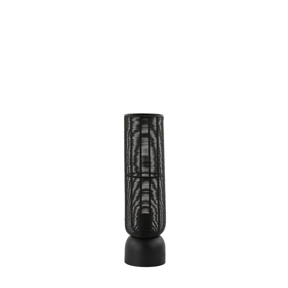 Tafellamp Lezuza Ø 11cm zwart Light & Living 8717807659875