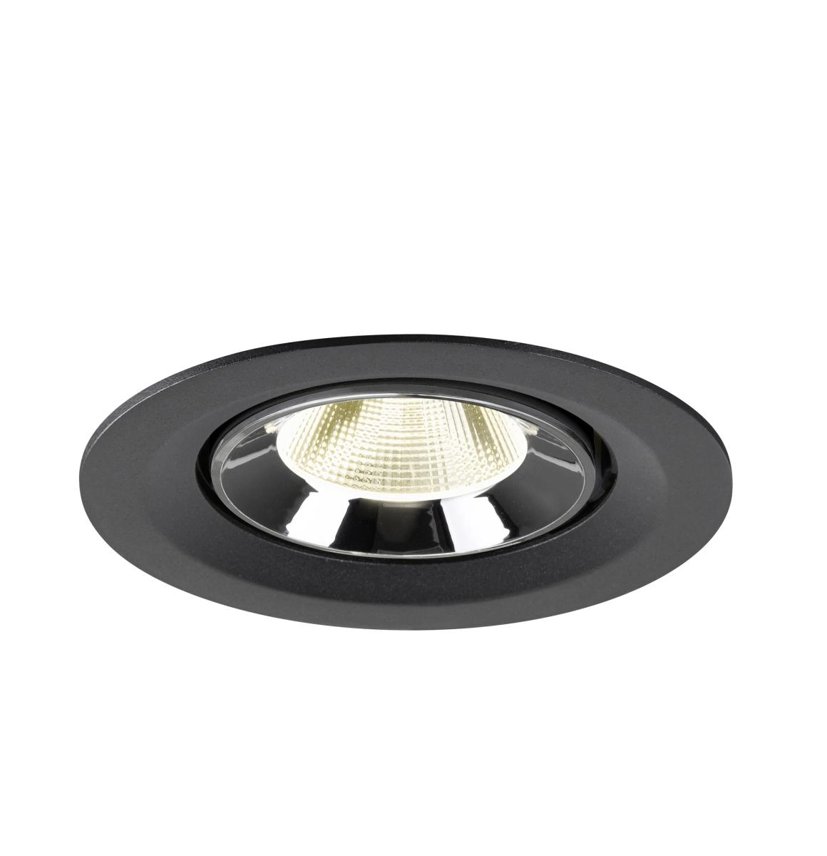 Inbouwspot Numinos Gimble M zwart/chroom 4000K - 20gr SLV 4024163311755