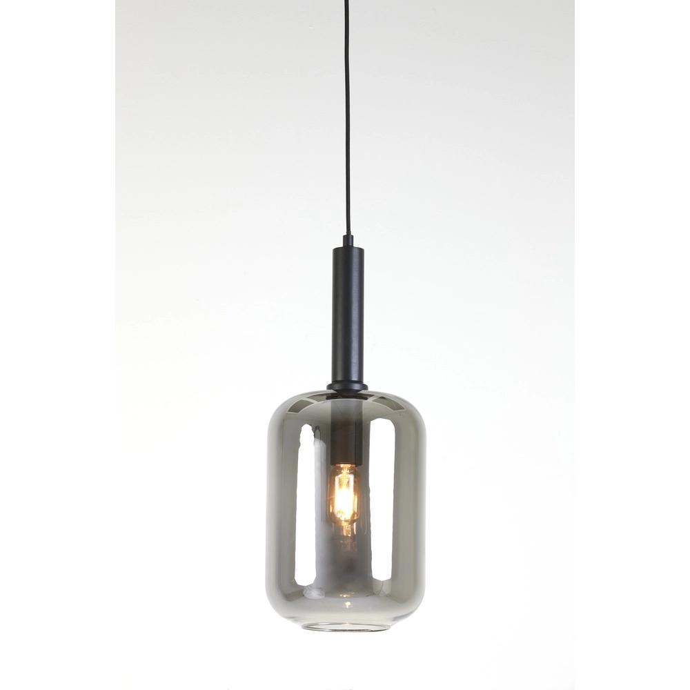 Smoke glazen hanglamp Lekar Ø 22cm - 1x E27 Light & Living 8717807636678