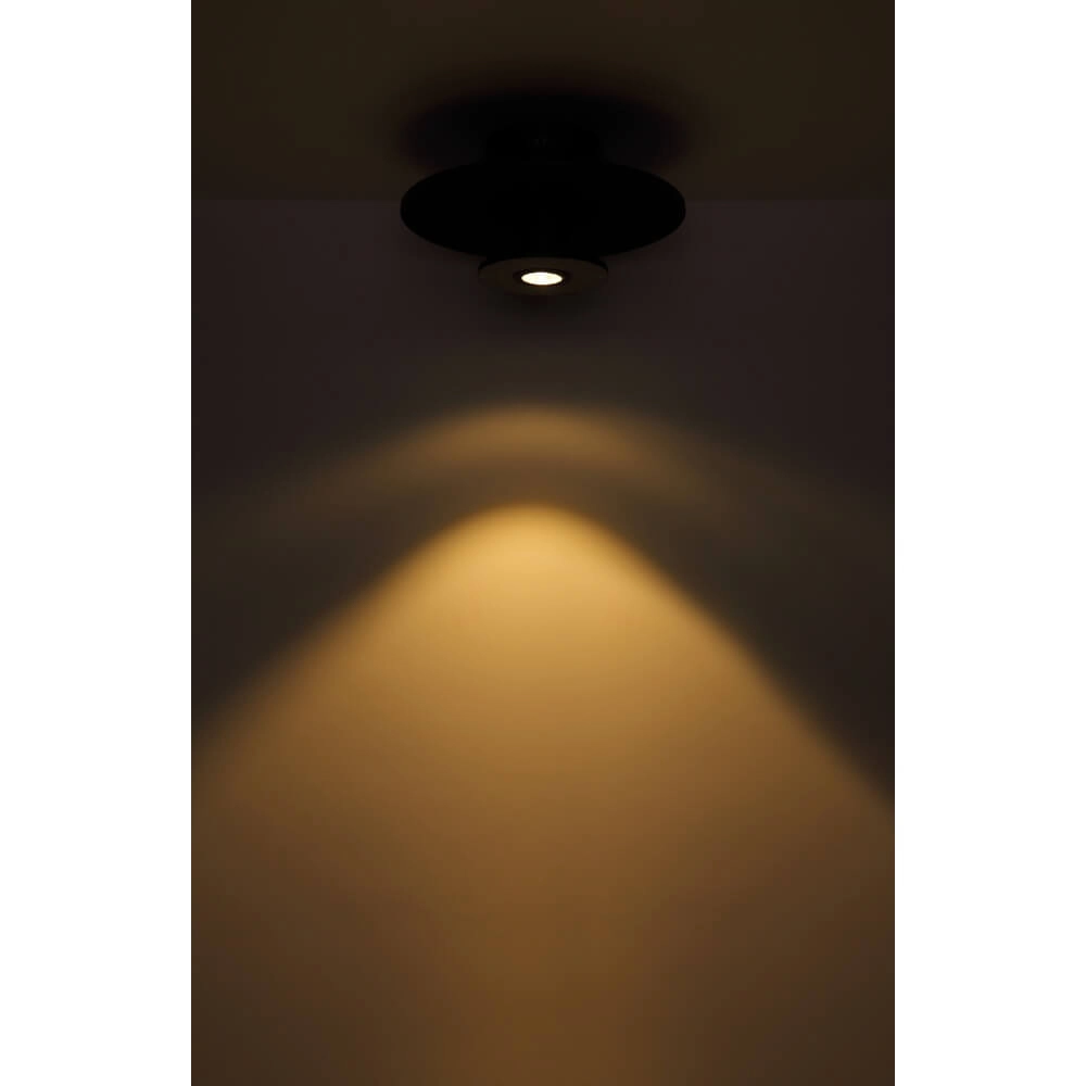 Zwarte plafondlamp Carter Ø 38cm met vilt Globo 9007371471744