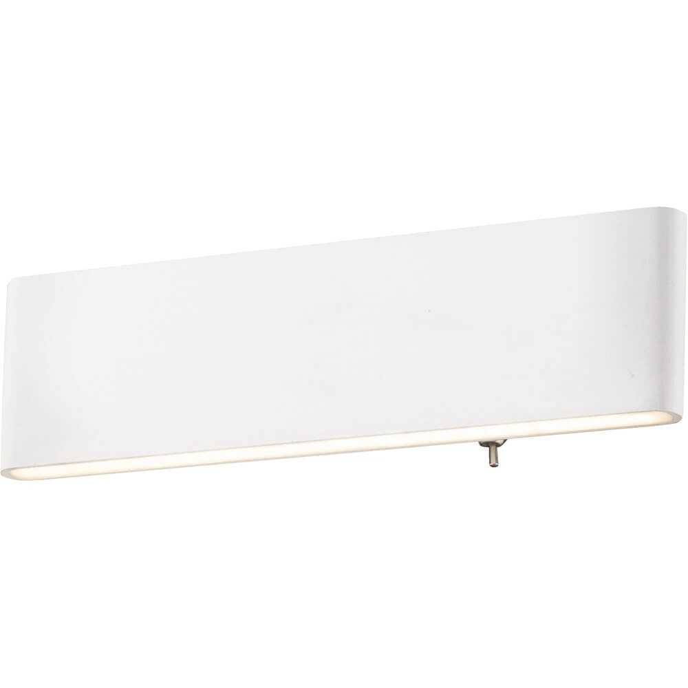Design wandlamp Siegfried M wit met schakelaar