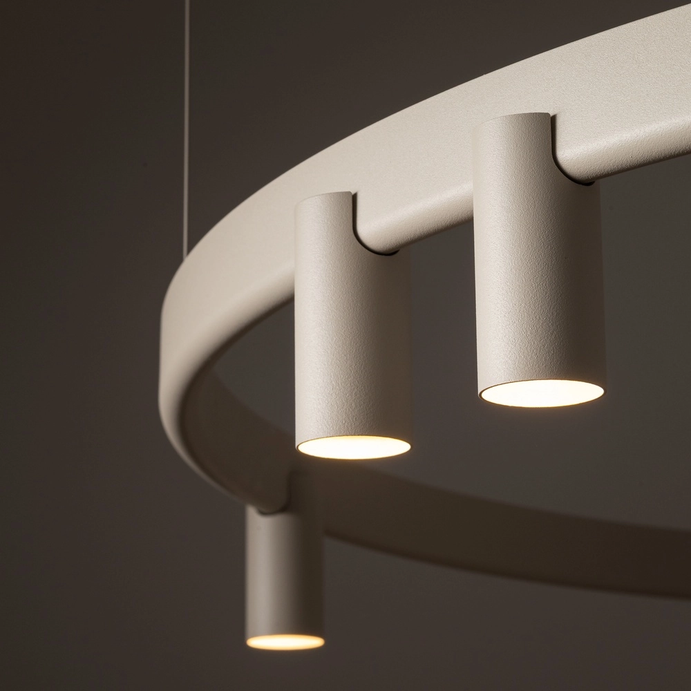 Design hanglamp Fourty zand bruin Ø 116cm Lyora 5903139122870