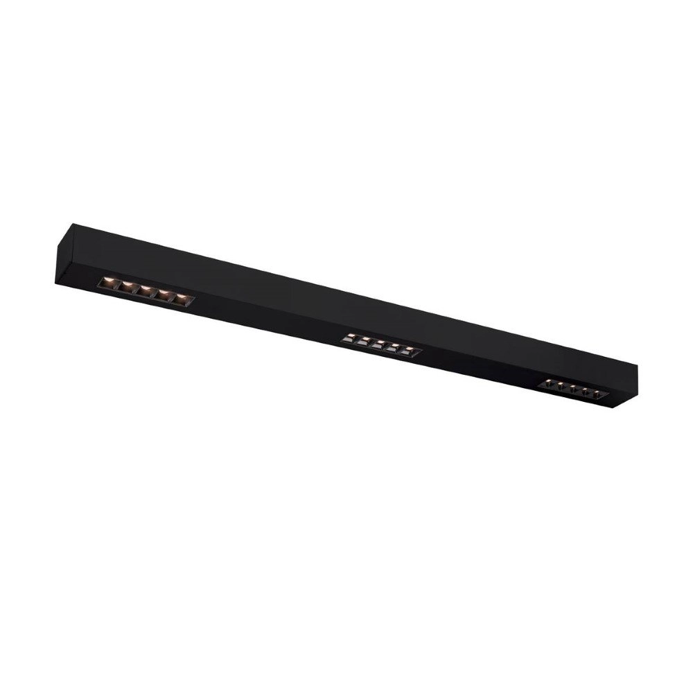 Plafondlamp Q-Line 100cm - 3000K zwart