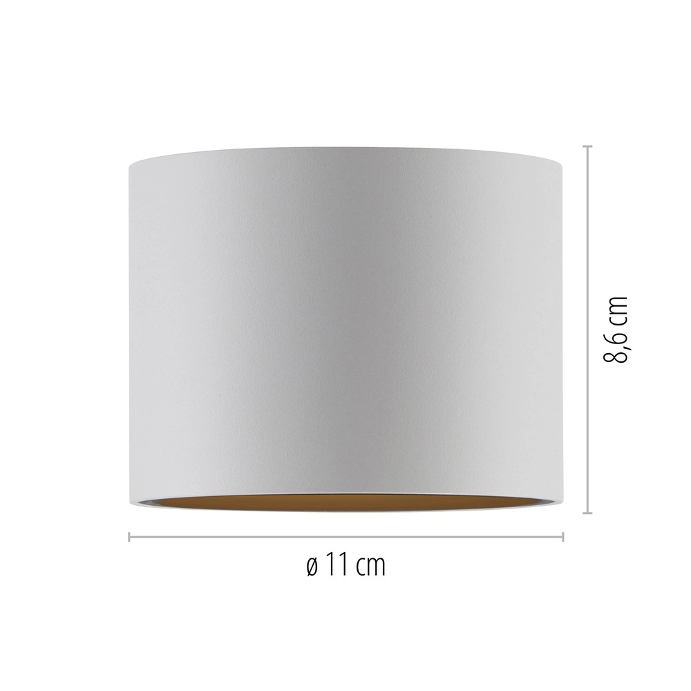 Plafond opbouwspot Pure Point Ø 11cm - wit Paul Neuhaus 4012248395639