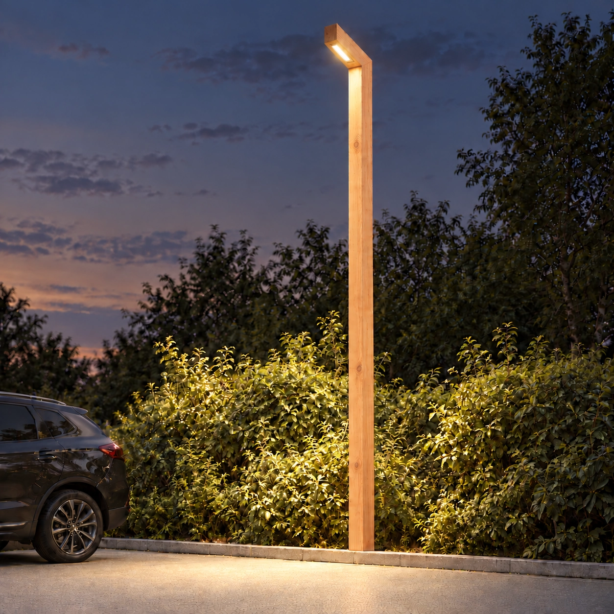 Houten straatlamp Stelle Douglas - 3M - PH07 - 3000K Timberlab 8716803514218