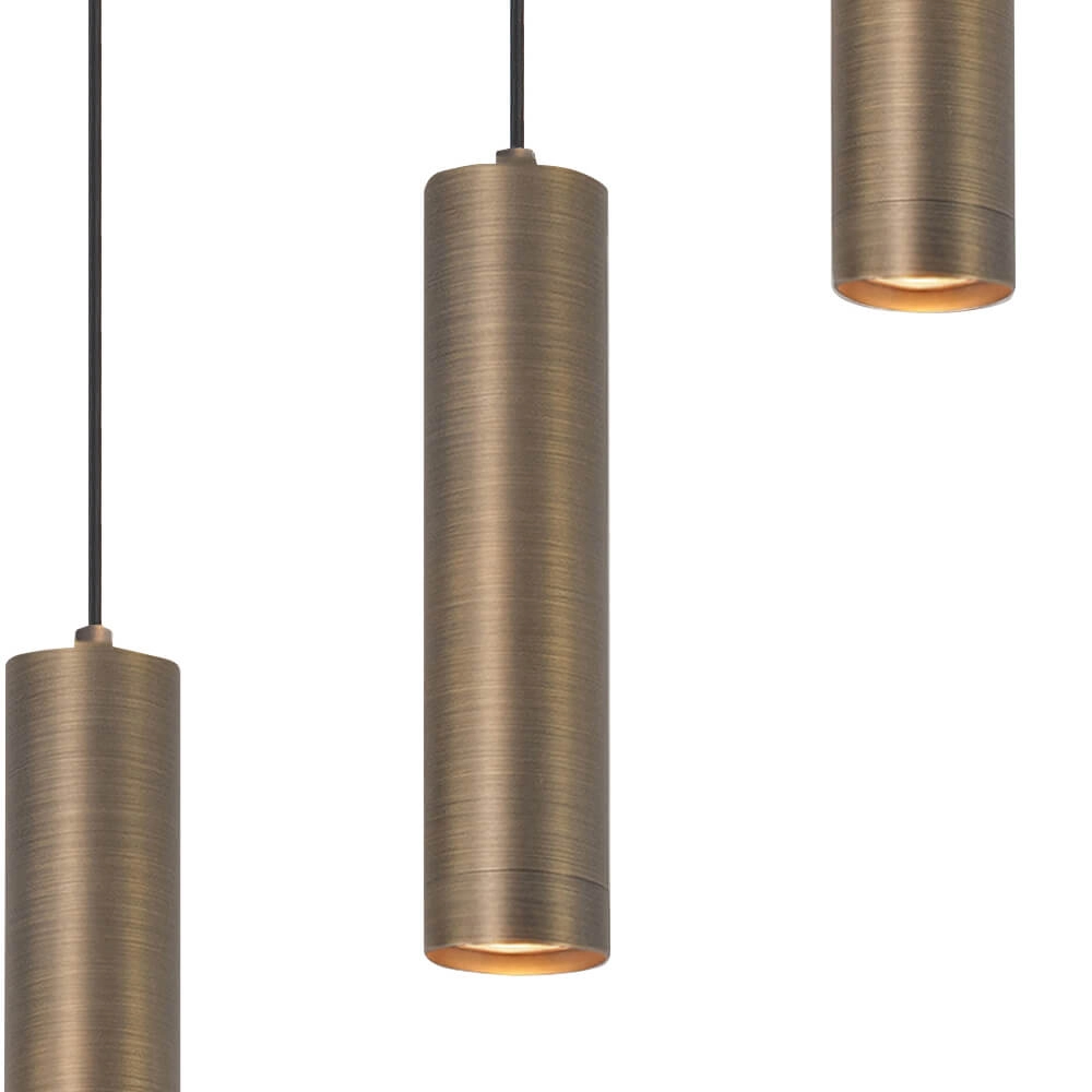 Dining room pendant lamp Perugia bronze - 8x GU10 Highlight 8718379046872