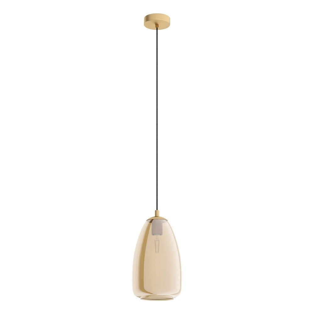 Amber hanglamp Alobrase Ø 20cm Eglo 9002759986483