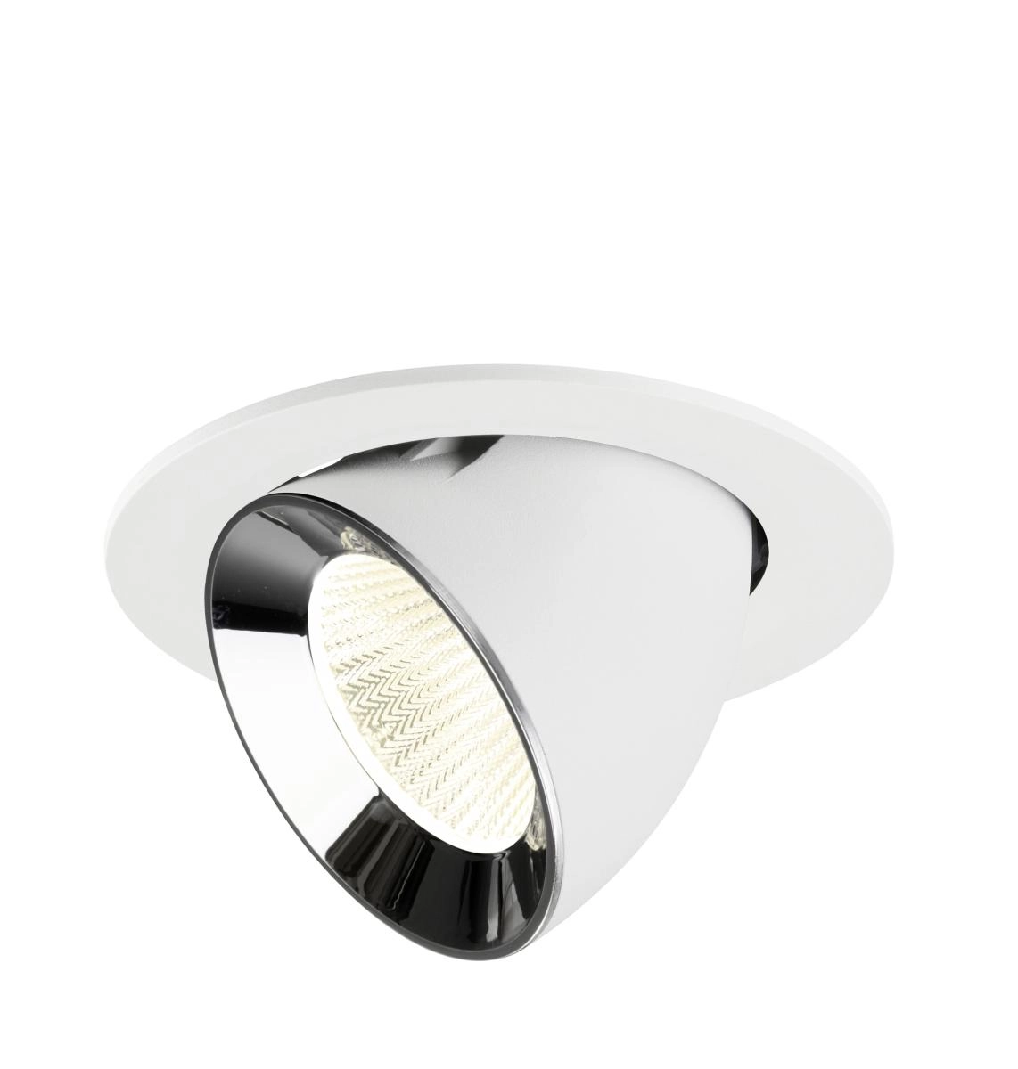Inbouwspot Numinos Gimble L wit/chroom 4000K - 40gr