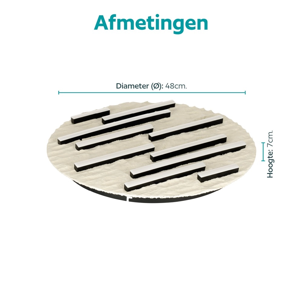 Plafondlamp Campomarino zand bruin Ø 48cm Eglo 9008606409082