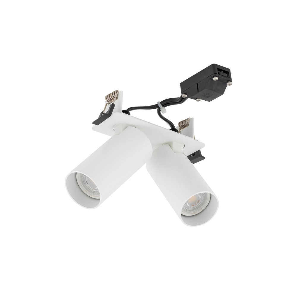Dubbele inbouwspot Fourty richtbaar - wit Lyora 5903139114431