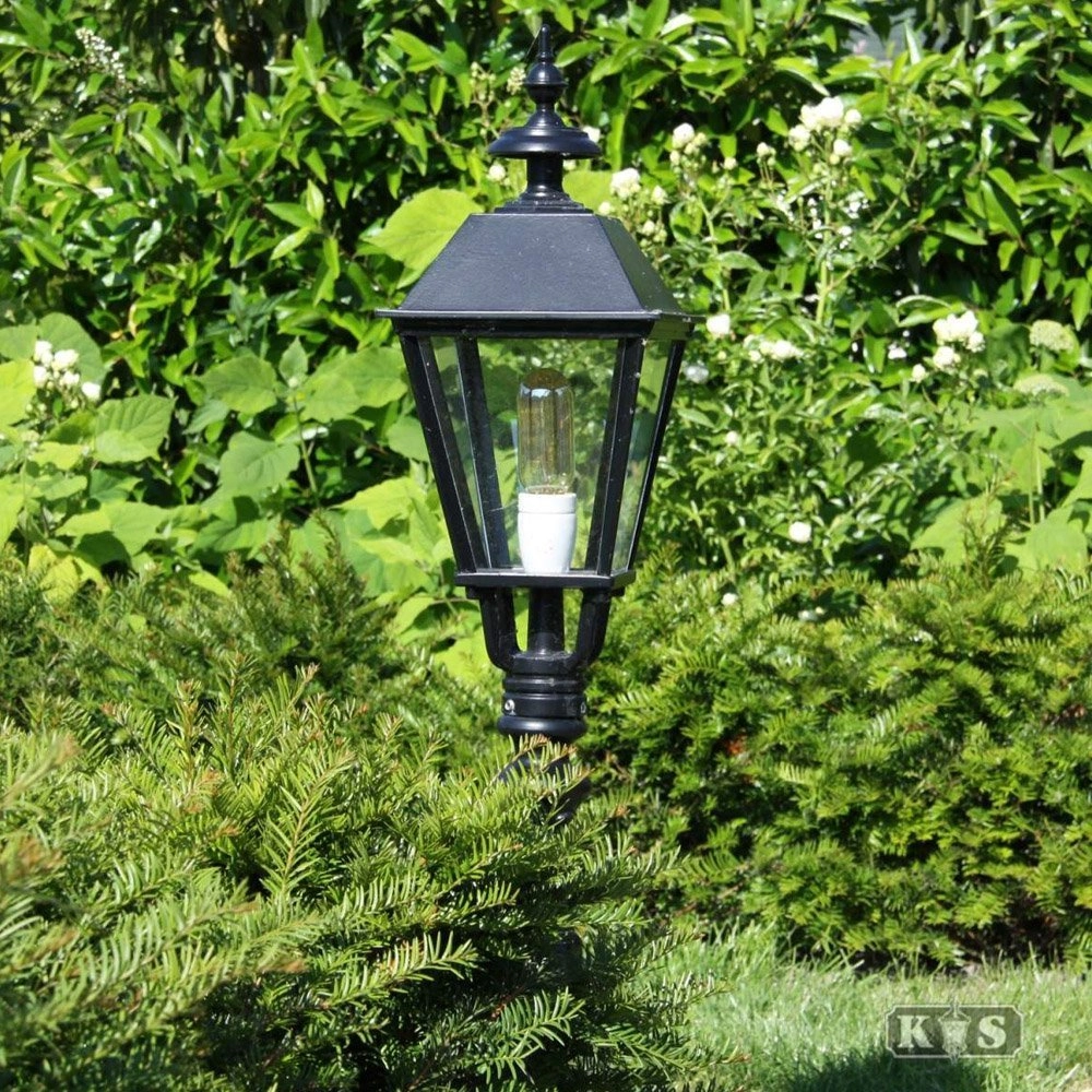 Nostalgische tuinlamp Glasgow zwart KS verlichting 8714732503945