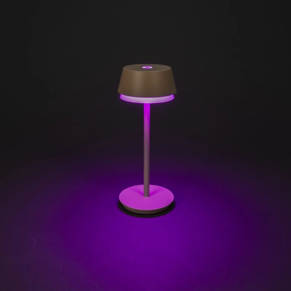 Table lamp Lyon sand color with RGB function KonstSmide 7318307830330