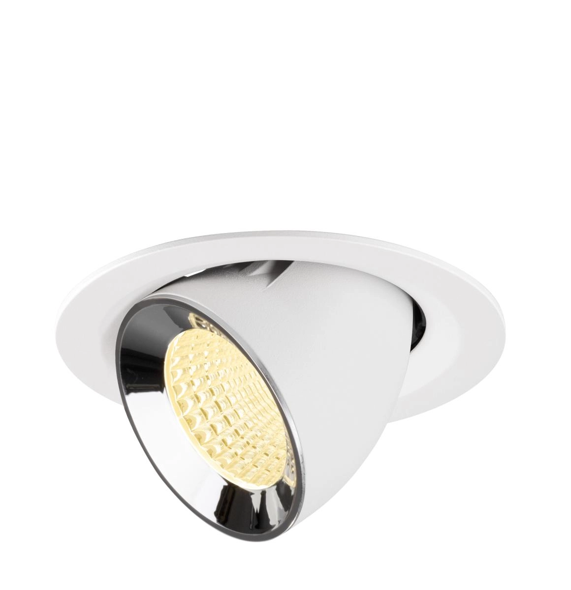 Inbouwspot Numinos Gimble M wit/chroom 3000K - 55gr
