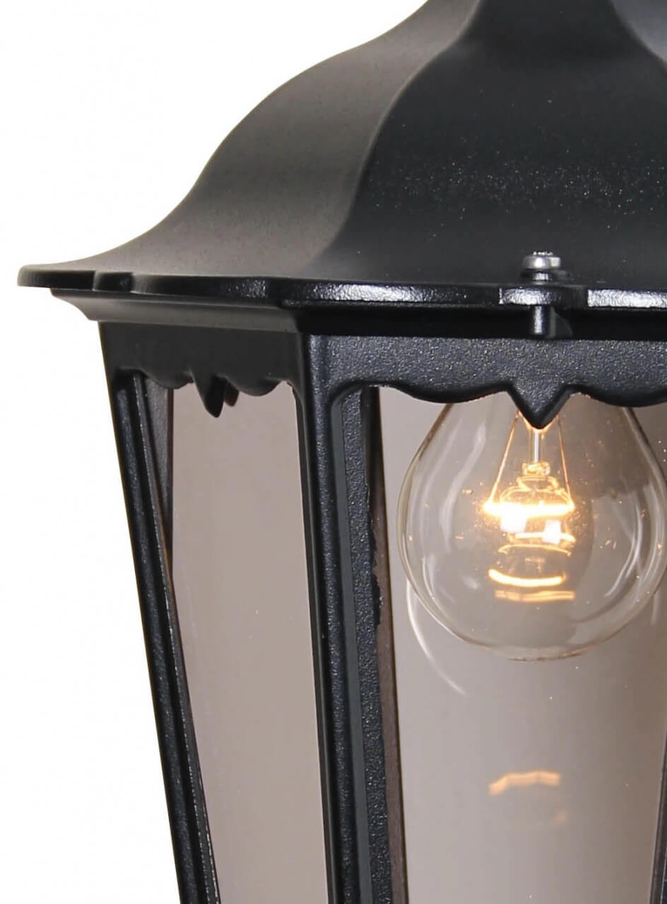 Klassieke buitenlamp Cartella Down zwart Franssen 8033239039277