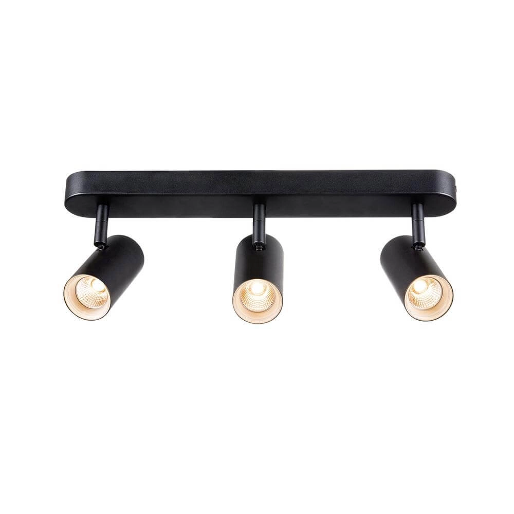 Opbouwspot Noblo zwart 3-lichts instelbaar SLV 4024163300421