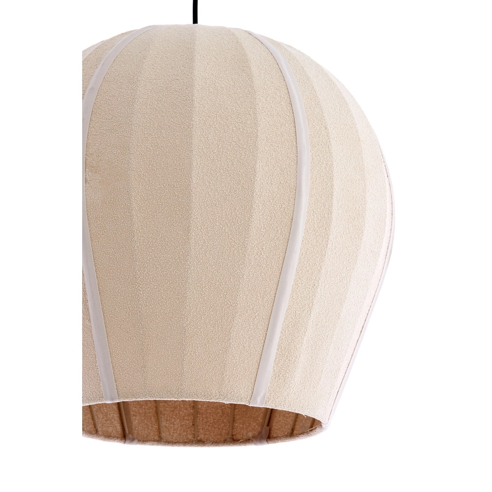 Bouclé hanglamp Zagori Ø 35cm - zand Light & Living 8717807793029