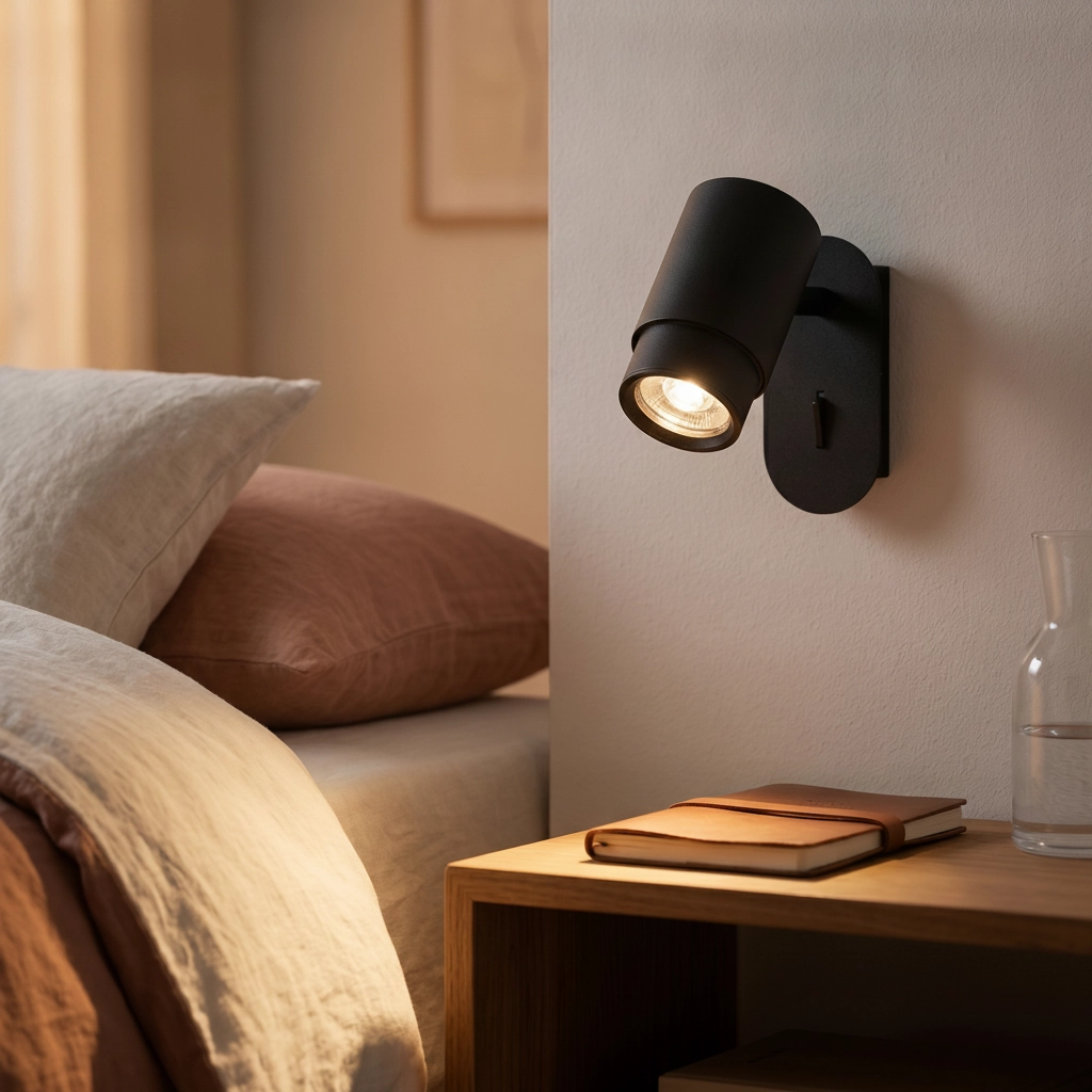 Bedlampje Nime zwart