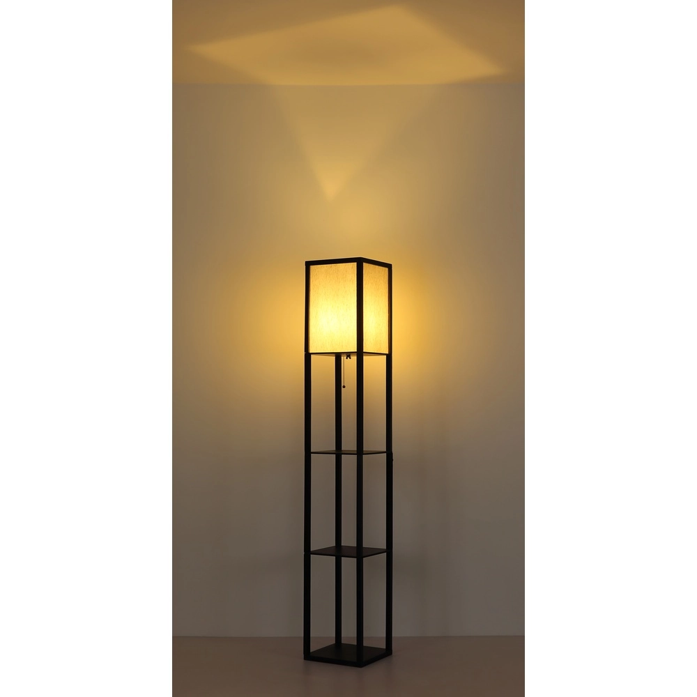 Vloerlamp Tabitha zwart Globo 9007371575411