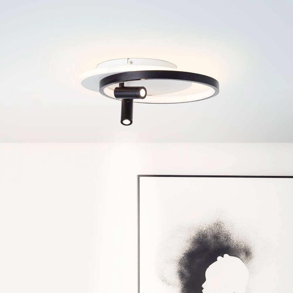 Led plafondlamp Eunomia met 2 spotjes Brilliant 4004353409684