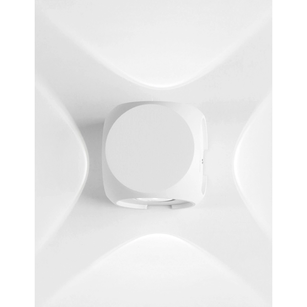 Unieke wandlamp Zari 4-lichts wit