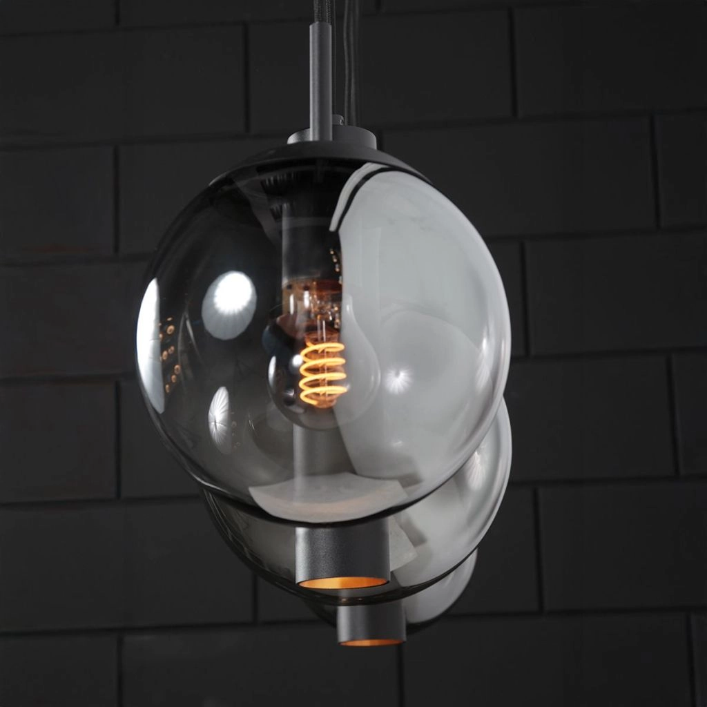 Design hanglamp Bollique 5-lichts zwart Steinhauer 8712746187687