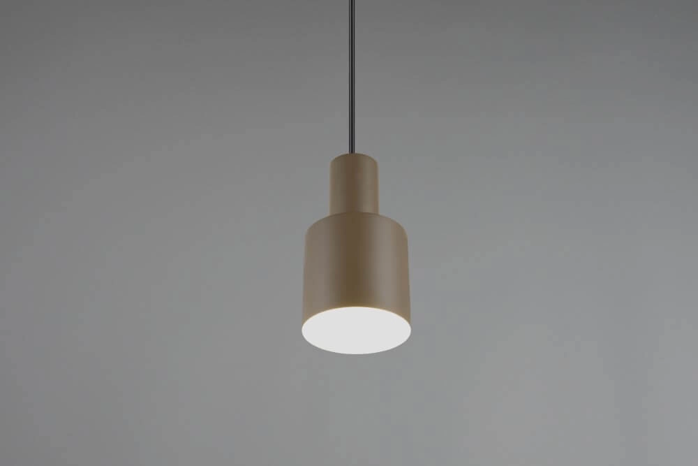 Taupe pendel Agudo Ø 12cm Trio 4017807613780